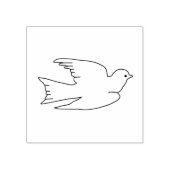 Flying Dove Art Stamp Rubberstempel (Afrduk)