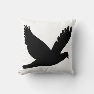 Flying Dove Silhouette Kussen