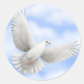 Flying Dove Sticker (Voorkant)