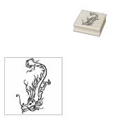 Flying Dragon Art Stempel (Gestempeld)