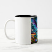 Flying Dragon Multicolor Tweekleurige Koffiemok (Links)