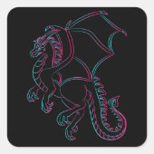 Flying Dragon stickers (Voorkant)