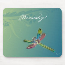 Flying Dragonfly Mousepad