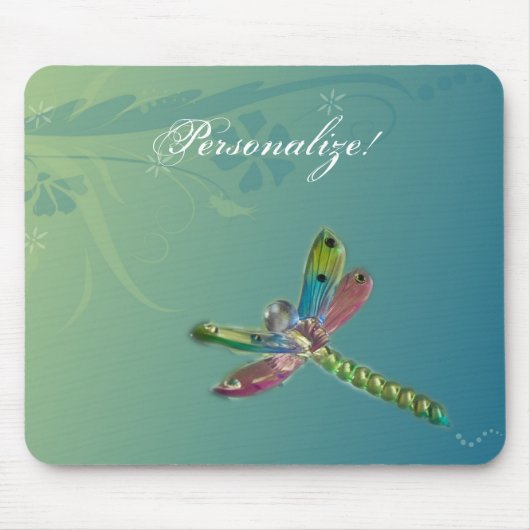 Flying Dragonfly Mousepad Muismat (Voorkant)