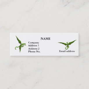 Flying Dragons Profile Card Mini Visitekaartje