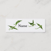 Flying Dragons Profile Card Mini Visitekaartje (Achterkant)