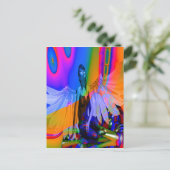 Flying Dream Briefkaart (Staand voorkant)