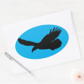 Flying Eagle Blue Sticker - Kies kleur (Envelop)