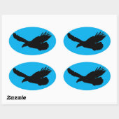 Flying Eagle Blue Sticker - Kies kleur (Vel)