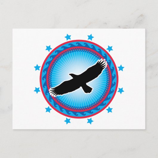 Flying Eagle Briefkaart (Voorkant)