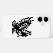 Flying Eagle iPhone 16 Hoesje Bold Animal Design (Achterkant (horizontaal))