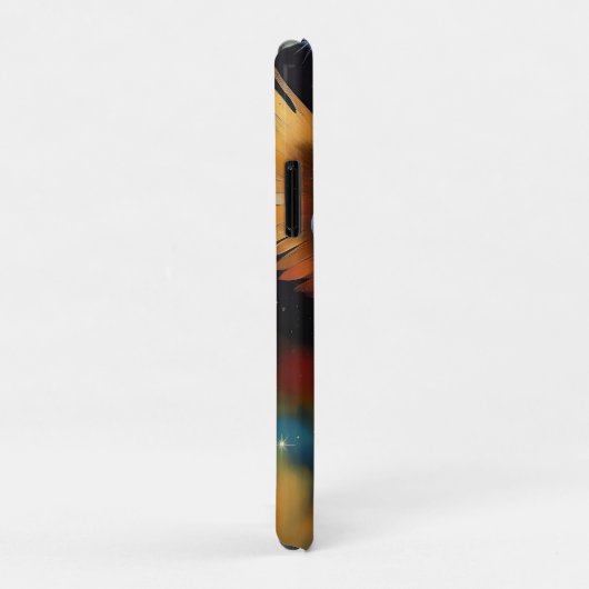 Flying Eagle kleurrijke kosmische kunst, Case-Mate iPhone Case (Achterkant/rechts)