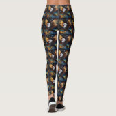 Flying Eagle kleurrijke kosmische kunst, Leggings (Achterkant)