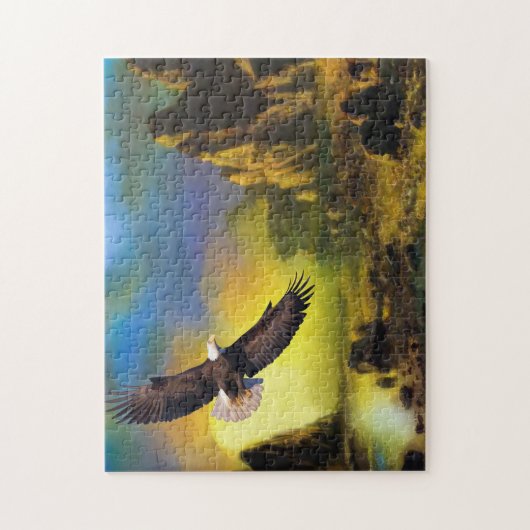 Flying Eagle Legpuzzel (Verticaal)