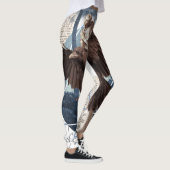 Flying Eagle met verschillende andere elementen co Leggings (Rechts)