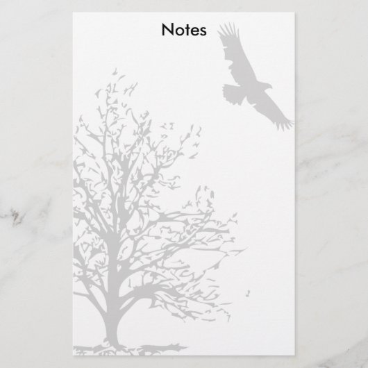 Flying Eagle Note Pad Briefpapier (Voorkant)