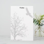 Flying Eagle Note Pad Briefpapier (Staand voorkant)