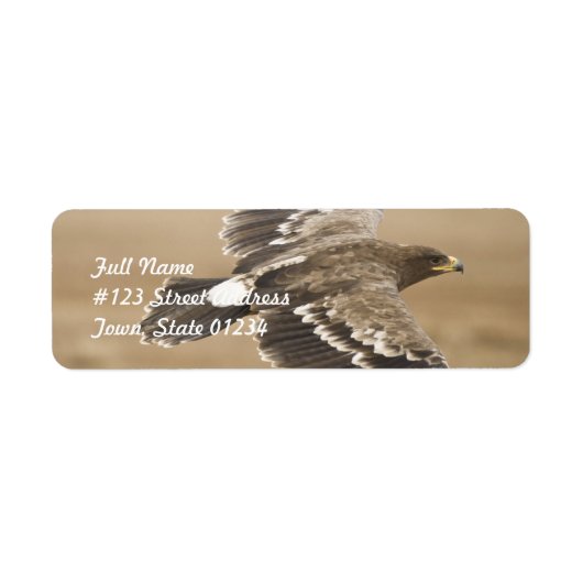 Flying Eagle retouradres Verzendlabel Etiket (Voorkant)