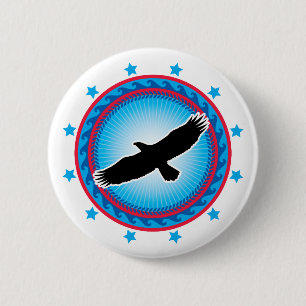 Flying Eagle Ronde Button 5,7 Cm