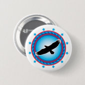 Flying Eagle Ronde Button 5,7 Cm (Voorkant /achterkant)