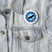 Flying Eagle Ronde Button 5,7 Cm (In situ)