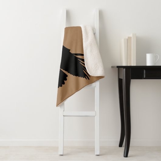 Flying Eagle Sherpa Deken Kies kleur (In situ)