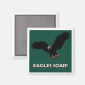 Flying Eagle Square Magneet (Voorkant / Achterkant)
