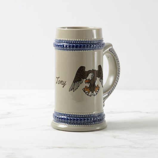 Flying Eagle Stein Bierpul (Voorkant rechts)