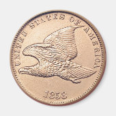 Flying Eagle U.S. Penny Magneet (Voorkant)