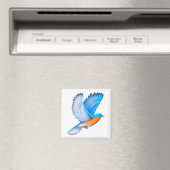 Flying Eastern Bluebird Magnet (Insitu (Vaatwasser))