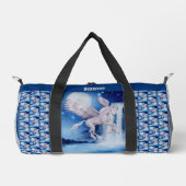 Flying Eenhoorn Paard Waterval Gepersonaliseerd Plunjezak (Voorkant)