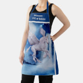 Flying Eenhoorn Paard Waterval Gepersonaliseerd Schort (Insitu)