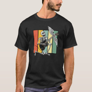 Flying Electric Guitar Musician Bass Acoustic Guit T-shirt