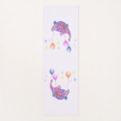 Flying Elephant Funny Yoga Mat (Voorkant)