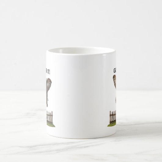 Flying Elephant Mug – Get Over It Koffiemok (Center)