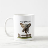 Flying Elephant Mug – Get Over It Koffiemok (Links)