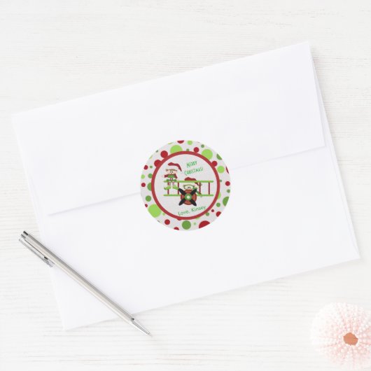 Flying Elves Kerst stickers (Envelop)