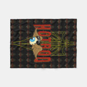 Flying Eyeball Hot Rod Fleece Deken (Voorkant (Horizontaal))