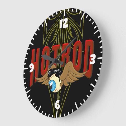 Flying Eyeball Hot Rod Grote Klok (Hoek)