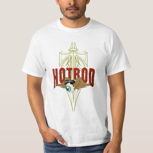 Flying Eyeball Hot Rod T-shirt (Voorkant)
