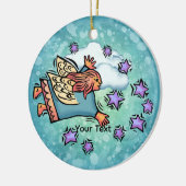 Flying Fairy  Keramisch Ornament (Links)