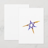 Flying Fiery Star van David Kaart (Voorkant / Achterkant)