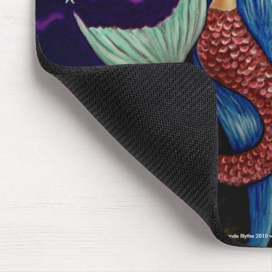 Flying Fish Mermaid Mousepad Muismat (Hoek)