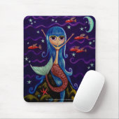 Flying Fish Mermaid Mousepad Muismat (Met muis)