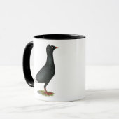 Flying Flight Black Pet Pigeon Mok (Voorkant links)