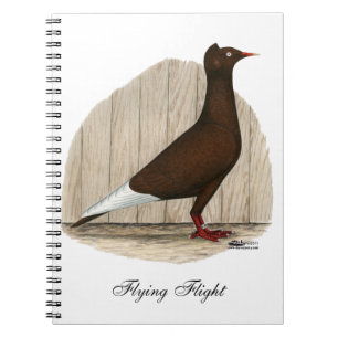 Flying Flight Red Pet Pigeon Notitieboek