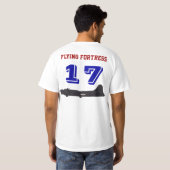 Flying Fortress 17 T-shirt (Achterkant volledig)