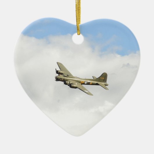Flying Fortress Keramisch Ornament (Voorkant)