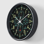 "Flying Fortress" Vliegtuig Clock (Hoek)