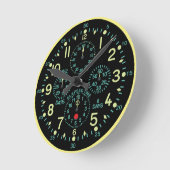 "Flying Fortress" Vliegtuig Clock Ronde Klok (Hoek)